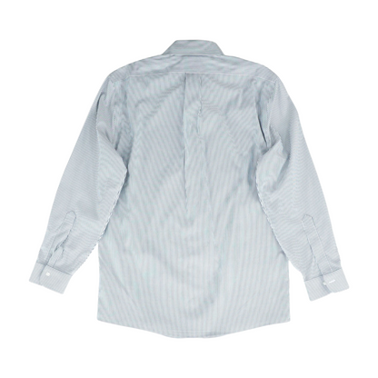 White Striped Long Sleeve Button Down