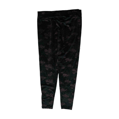 Black Floral Fashion Leggings