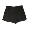 Black Solid Active Shorts