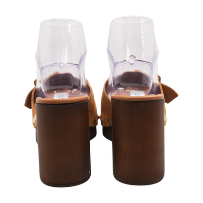 Brown Block Heels