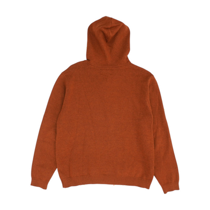 Rust Solid Pullover Sweater