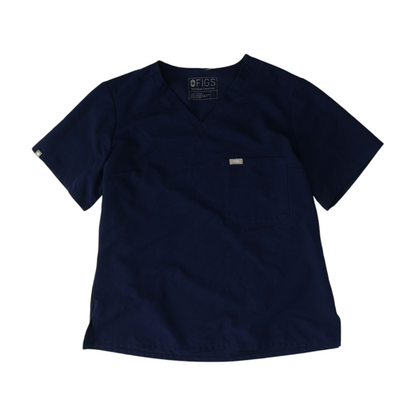 Navy Solid Scrub T-Shirt