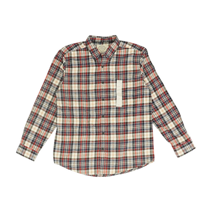 Multi Plaid Flannel Button Down