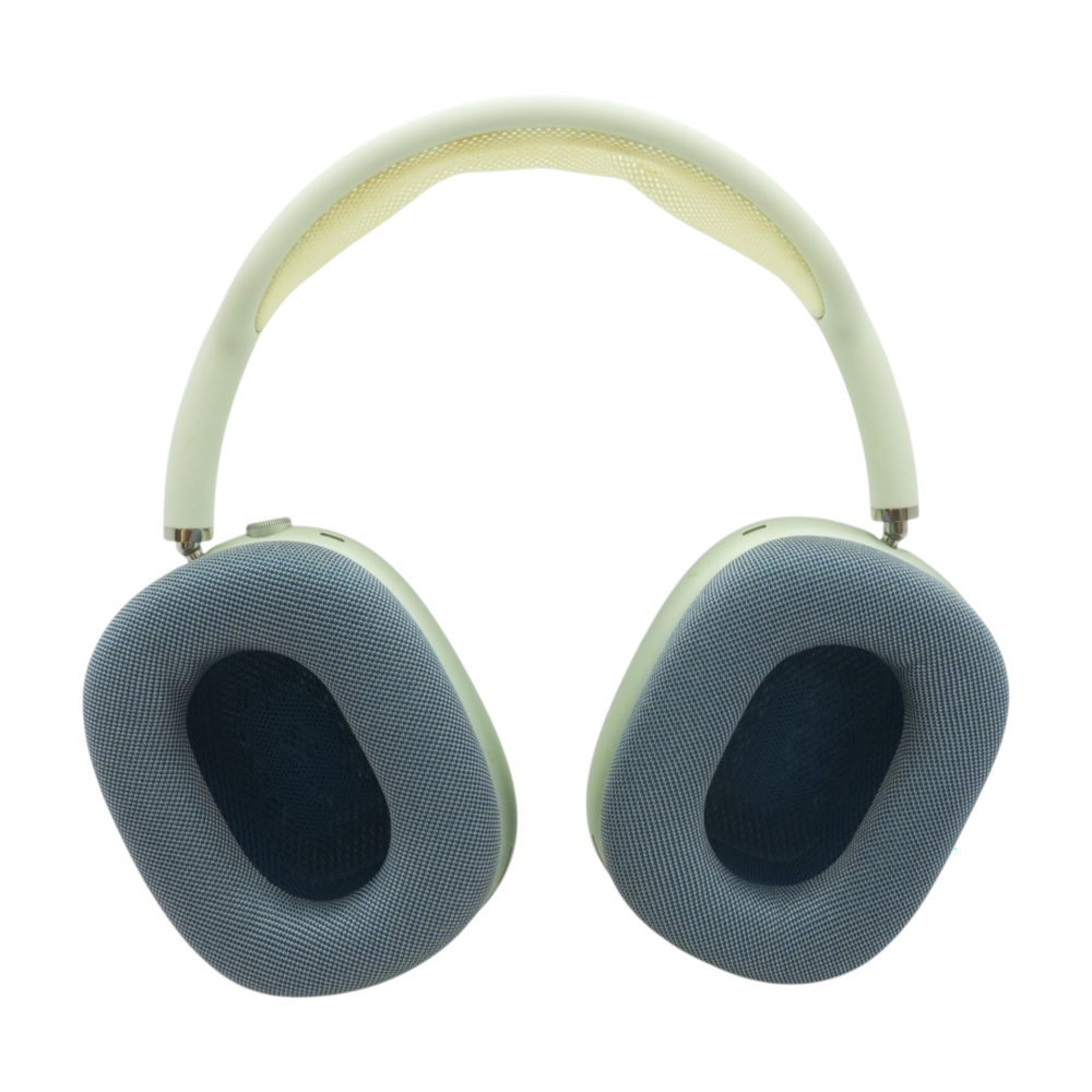 Green AirPods Max (Lightning) Noise Cancelling Headphones With Blue Earpads