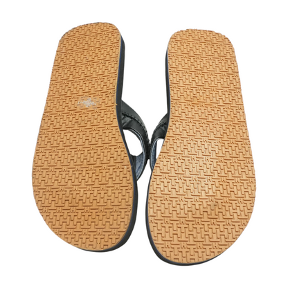 Black Flip-Flop Sandals