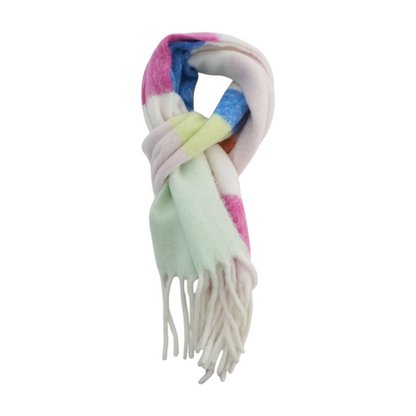 Multi Striped Wool Scarf