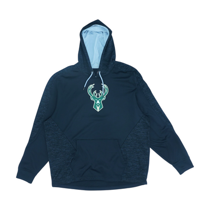 Black Milwaukee Bucks Solid Hoodie Pullover
