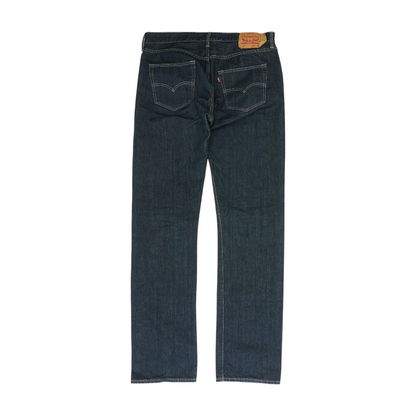501 Navy Regular Jeans