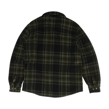 Olive Plaid Jacket