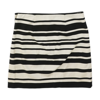 Black Striped Mini Skirt