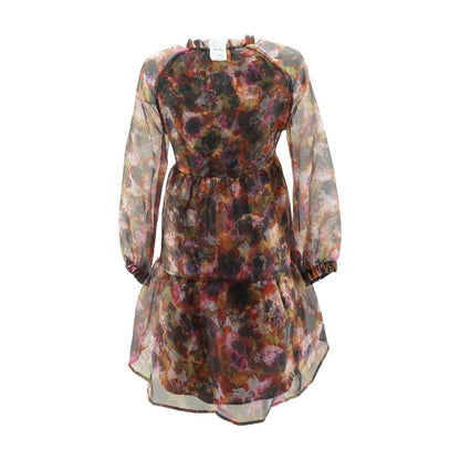 Multi Floral Midi Dress