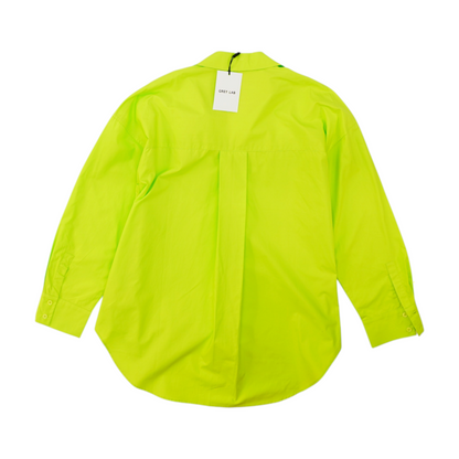Green Button Down