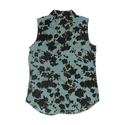 Blue Print Blouse