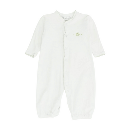 White Long Sleeve One-Piece