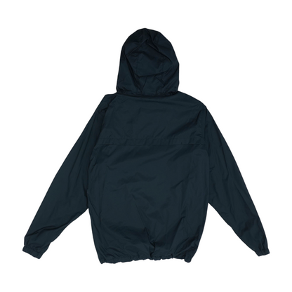 Black Solid Rain Jacket