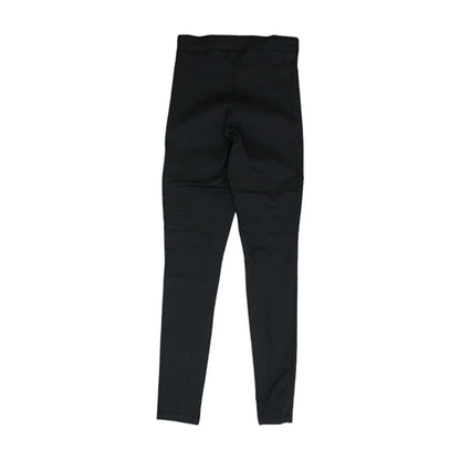 Black Solid Pants