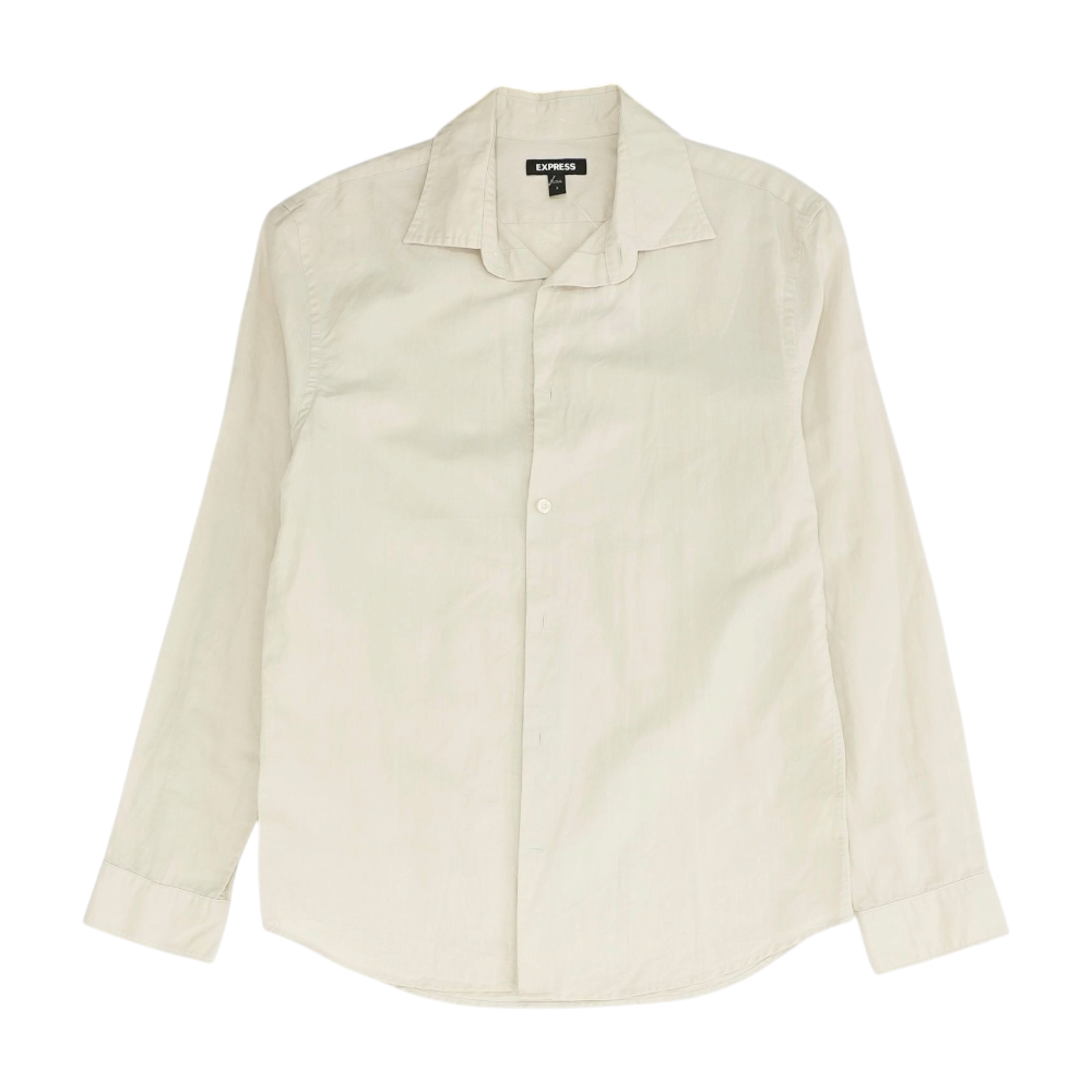 Express Tan Button Down – Image 1