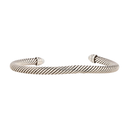 Sterling Silver Cultured Pearl Cuff Bracelet