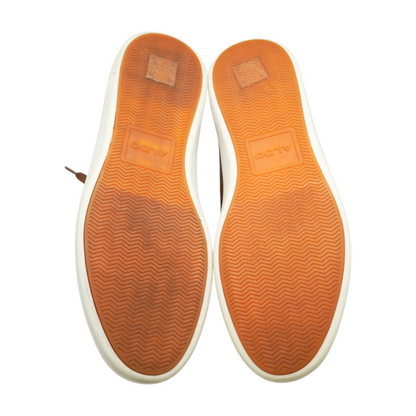 Brown Lace-Up Casual Shoes