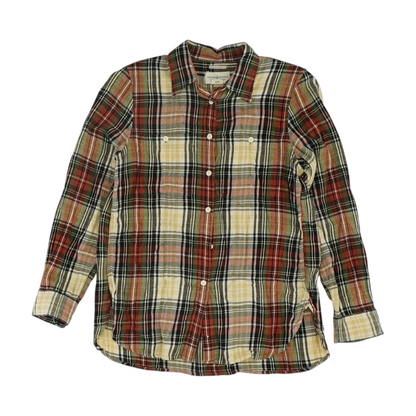 Multi Plaid Flannel Button Down