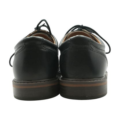 Black Lace-Up Casual Shoes
