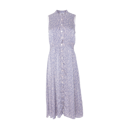 Gray Abstract Midi Dress