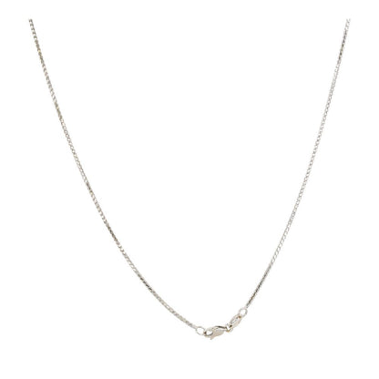 14K White Gold Round Diamond Center With Diamond Halo Pendant Necklace