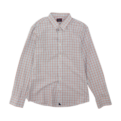 Multi Plaid Long Sleeve Button Down