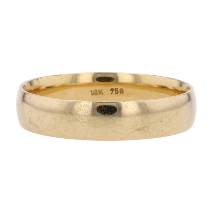 18K Yellow Gold Band