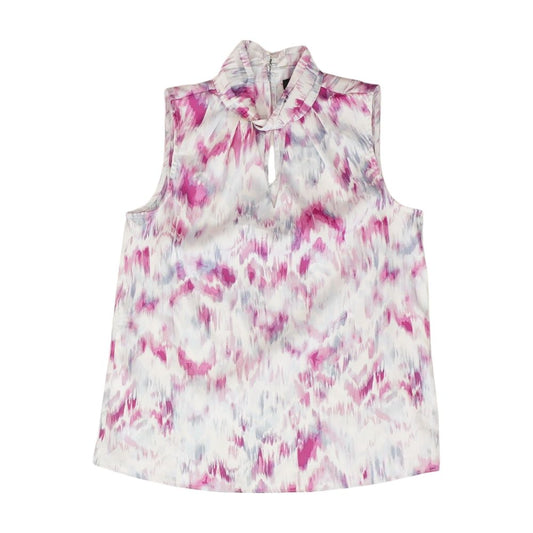 Multi Graphic Sleeveless Blouse