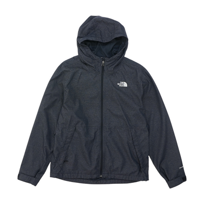Navy Solid Rain Jacket