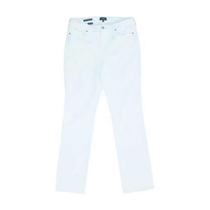 White Straight Jeans