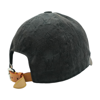 Black Monogram Essential Cap