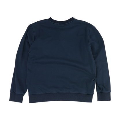 Navy Solid Sweatshirt Pullover