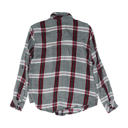 Gray Plaid Button Down