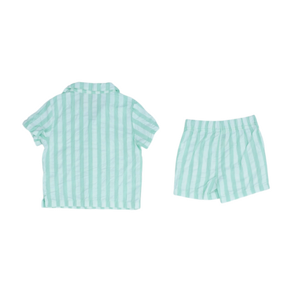 Green Short Sleeve Set