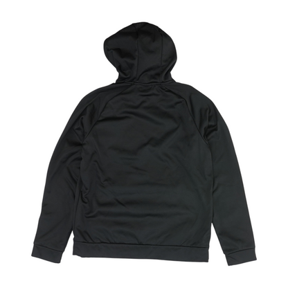 Black Print Hoodie Pullover