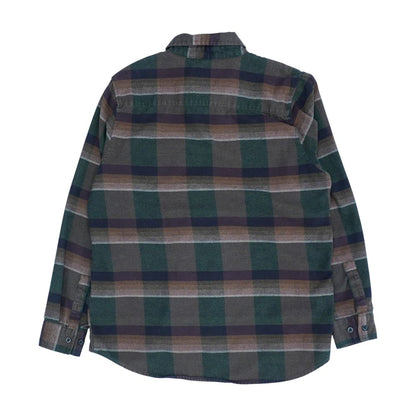 Brown Check Flannel Button Down