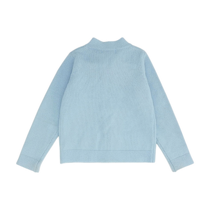 Blue Cardigan Sweater
