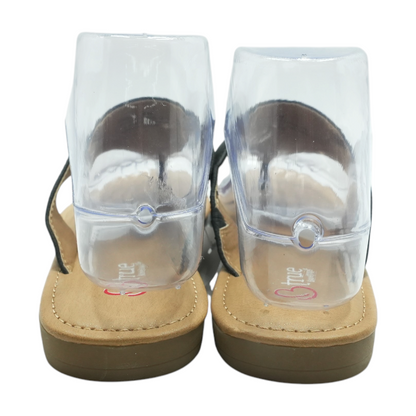 Black Flat Sandals