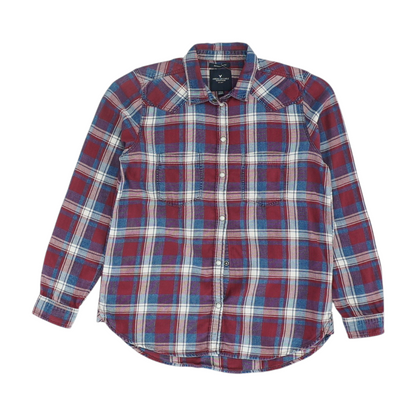 Red Plaid Flannel Button Down