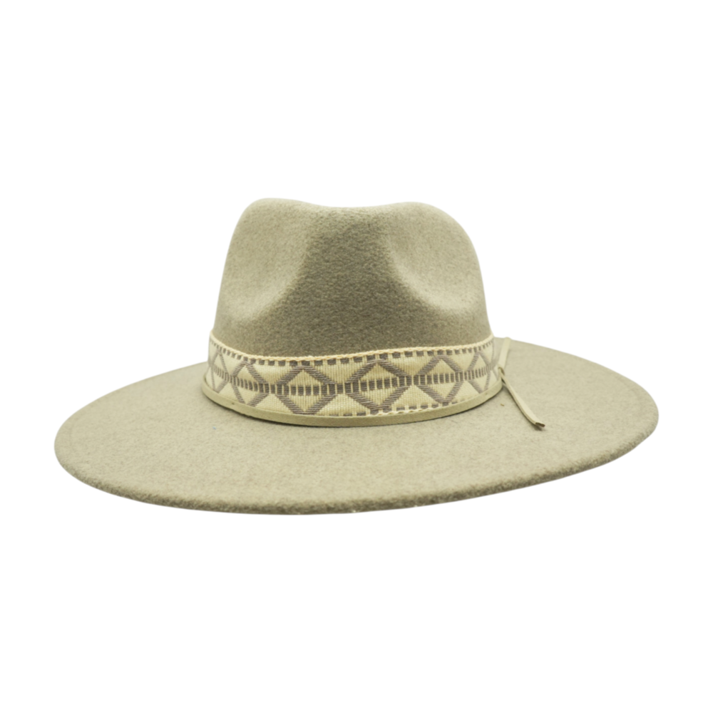 Beige Western Hat
