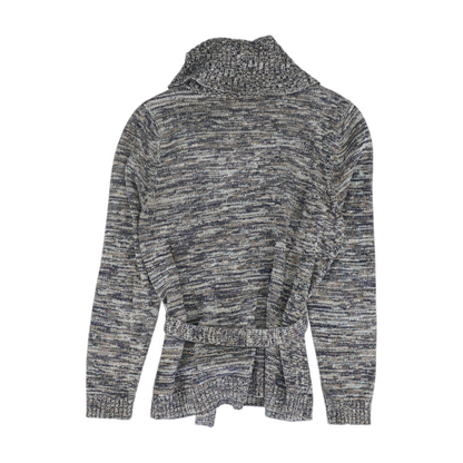 Blue Striped Pullover Sweater