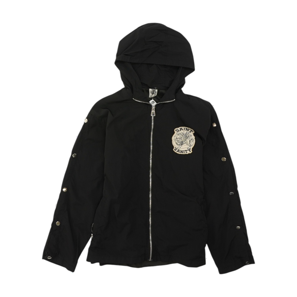 Black Solid Active Jacket