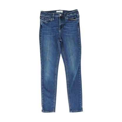 Blue High Rise Skinny Leg Jeans