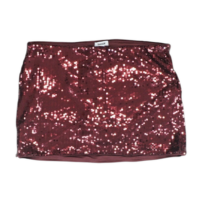 Maroon Mini Skort