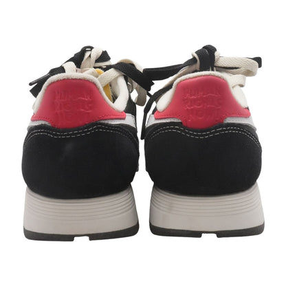 Classic Leather Black Low Top Athletic Shoes