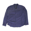 Navy Check Long Sleeve Button Down