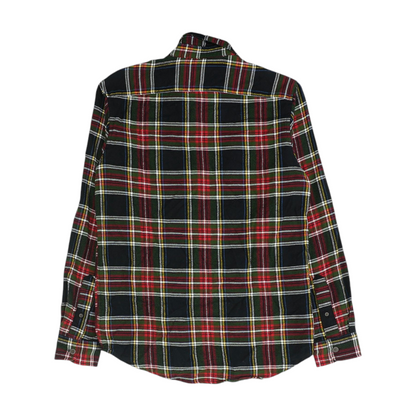 Multi Plaid Flannel Button Down