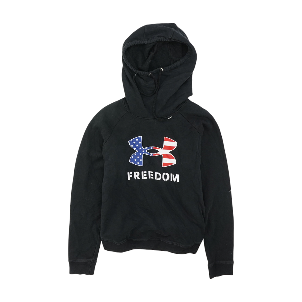 Black Solid Hoodie Pullover
